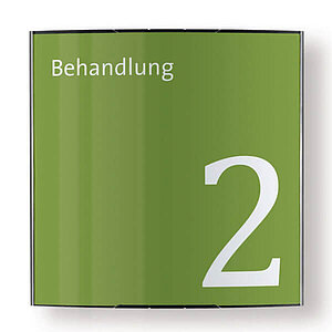 PacificX Türschild | leicht gewölbtes Wandschild für Papiereinlagen MO1060 PacificX Türschild | leicht gewölbtes Wandschild für Papiereinlagen
