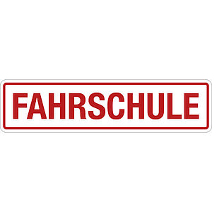 SafetyMarking Hinweisschild | Fahrschule