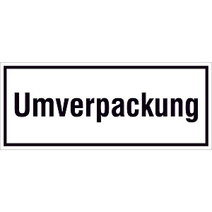 Paketaufkleber | Umverpackung