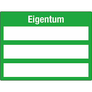 Inventaretiketten | Eigentum