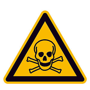 Warnschild | Warnung vor giftigen Stoffen