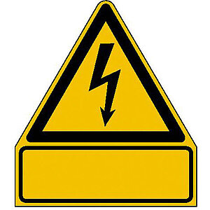 Warn-Kombischild | Warnung vor gefährlicher elektrischer Spannung 11.1467 Warn-Kombischild | Warnung vor gefährlicher elektrischer Spannung