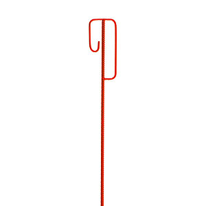 Laterneneisen Absperrleinenhalter | rot lackiert, für Flatterband MW33912 Laterneneisen Absperrleinenhalter | rot lackiert, für Flatterband