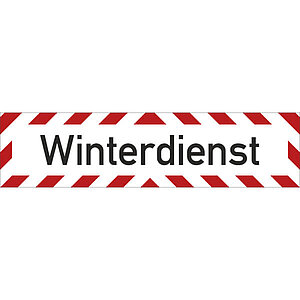 SafetyMarking Hinweisschild | Winterdienst