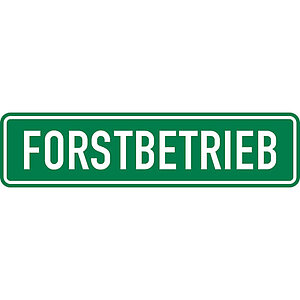 SafetyMarking Hinweisschild | Forstbetrieb