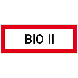 Hinweisschild für die Feuerwehr | BIO II