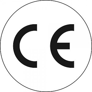 CE-Kennzeichnung auf Bogen | Text: CE
