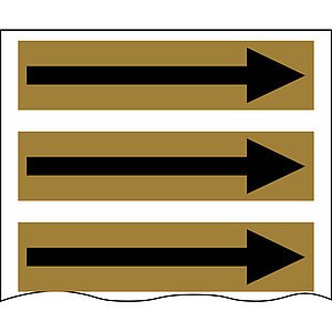 Fließrichtungspfeilbänder Rohrleitungskennzeichnung | zur Kennzeichnung der Fließrichtung von Durchflussstoffen