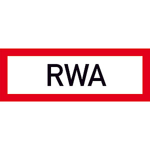 Hinweisschild für die Feuerwehr | RWA