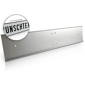 SafetyMarking Aluminiumgrundplatte mit Schilderhalter zur Wandmontage | zur Kennzeichnung von Parkplätzen