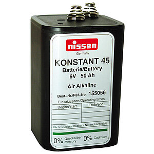 nissen Batterie Konstant 45 2er Set | für Baustellen-Warnleuchten 90.5057 nissen Batterie Konstant 45 2er Set | für Baustellen-Warnleuchten