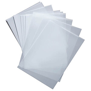 Beschriftungsfolie DIN A4 transparent | Beschriftungseinlagen individuell bedruckbar per Laserdrucker CR2294 Beschriftungsfolie DIN A4 transparent | Beschriftungseinlagen individuell bedruckbar per Laserdrucker