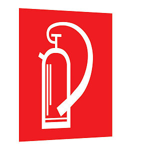 Brandschutzschild - Fahne - langnachleuchtend | Feuerlöscher 15.9215 Brandschutzschild - Fahne - langnachleuchtend | Feuerlöscher