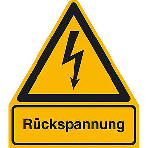 Warn-Kombischild | Rückspannung