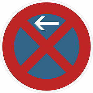Verkehrsschild | Absolutes Haltverbot Anfang / Ende VZ: 283-10 11.5672 Verkehrsschild | Absolutes Haltverbot Anfang / Ende VZ: 283-10