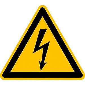 Warnschild | Warnung vor elektrischer Spannung