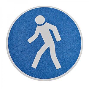 m2 Antirutschbelag Gebotszeichen | selbstklebend, Symbol: Für Fußgänger 90.9456 m2 Antirutschbelag Gebotszeichen | selbstklebend, Symbol: Für Fußgänger