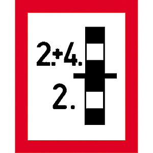 Hinweisschild für die Feuerwehr | Hinweischild auf eine Brandwand, die nicht ohne weiteres erkennbar ist 11.2696 Hinweisschild für die Feuerwehr | Hinweischild auf eine Brandwand, die nicht ohne weiteres erkennbar ist