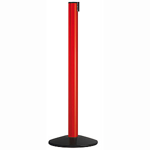 Gurtpfosten Extend Safety | Aluminiumpfosten: rot, Gurt: rot/weiß MA9402 Gurtpfosten Extend Safety | Aluminiumpfosten: rot, Gurt: rot/weiß