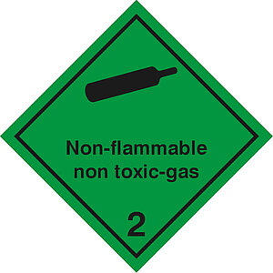 SafetyMarking Gefahrzettel nach ADR | Klasse 2.2, Nicht entzündbare Gase, nicht giftige Gase + Zusatztext 21.2217 SafetyMarking Gefahrzettel nach ADR | Klasse 2.2, Nicht entzündbare Gase, nicht giftige Gase + Zusatztext