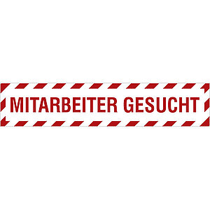 Magnetfolie für PKW | Text: Mitarbeiter gesucht