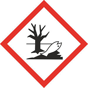 GHS-Gefahrensymbol 09 Umwelt | Gefahrstoffetikett Folie selbstklebend