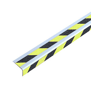 Antirutsch-Treppenkantenprofil Universal mit Doppelstreifen | Rutschhemmung R13, Farbe: gelb/schwarz 3038 DM Antirutsch-Treppenkantenprofil Universal mit Doppelstreifen | Rutschhemmung R13, Farbe: gelb/schwarz