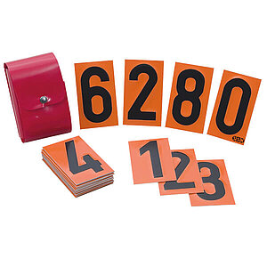 SafetyMarking Ziffernsatz mit Tasche für Gefahrenguttafel, | 26 Ziffern gemäß ADR/GGVS 64.2412 SafetyMarking Ziffernsatz mit Tasche für Gefahrenguttafel, | 26 Ziffern gemäß ADR/GGVS
