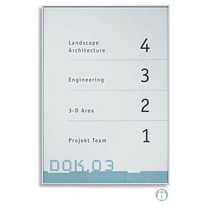 NEW AGE Secure Infotafel A4 Hochformat | zeitloses Design in flacher Bauweise, Wandschild mit Einlagensicherung NA6012 NEW AGE Secure Infotafel A4 Hochformat | zeitloses Design in flacher Bauweise, Wandschild mit Einlagensicherung