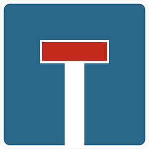 Verkehrsschild | Sackgasse VZ: 357 53.6046 Verkehrsschild | Sackgasse VZ: 357