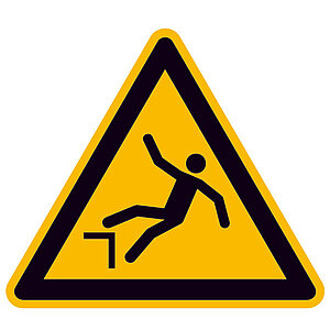 Warnschild | Warnung vor Absturzgefahr 11.A8187 Warnschild | Warnung vor Absturzgefahr