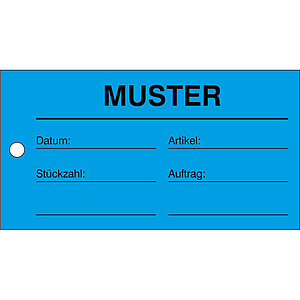 Qualitätskennzeichnung Etiketten | Text: Muster