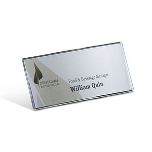 OCEAN Tisch- und Preisaufsteller | wellenförmiges Schild mit Halterung aus Aluminium OC1005 OCEAN Tisch- und Preisaufsteller | wellenförmiges Schild mit Halterung aus Aluminium