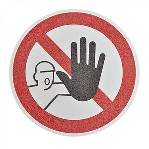 m2 Antirutschbelag Verbotszeichen | selbstklebend, Symbol: Zutritt für Unbefugte verboten 90.9454 m2 Antirutschbelag Verbotszeichen | selbstklebend, Symbol: Zutritt für Unbefugte verboten
