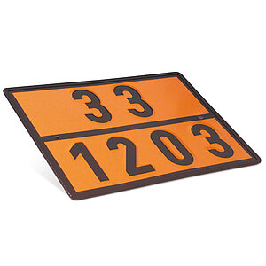 SafetyMarking Gefahrguttafel ADR/GGVS | Kemler-Zahl und UN-Nummer nach Wahl 64.2303 SafetyMarking Gefahrguttafel ADR/GGVS | Kemler-Zahl und UN-Nummer nach Wahl