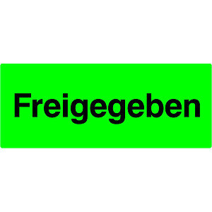 Qualitätskennzeichnungsetiketten | Freigegeben