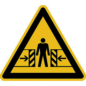 Warnschild | Warnung vor Quetschgefahr 21.0324 Warnschild | Warnung vor Quetschgefahr