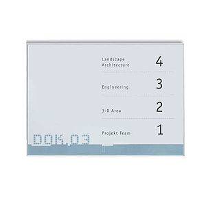 NEW AGE Türschild A5 Querformat | zeitloses Design in flacher Bauweise, Acryglas mit schlichtem Aluminiumrahmen NA5009 NEW AGE Türschild A5 Querformat | zeitloses Design in flacher Bauweise, Acryglas mit schlichtem Aluminiumrahmen