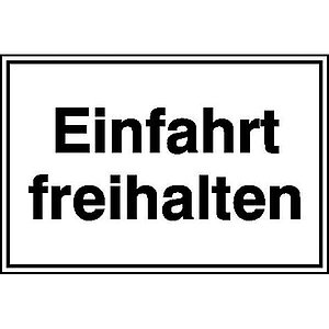 Hinweisschild für Einfahrten | Einfahrt freihalten 11.5226 Hinweisschild für Einfahrten | Einfahrt freihalten