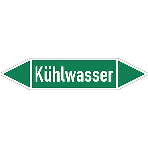SafetyMarking Rohrleitungspfeil | Kühlwasser 21.4056 SafetyMarking Rohrleitungspfeil | Kühlwasser