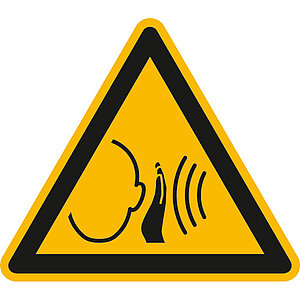 Warnschild | Warnung vor unvermittelt auftretendem Geräusch 21.A8300 Warnschild | Warnung vor unvermittelt auftretendem Geräusch