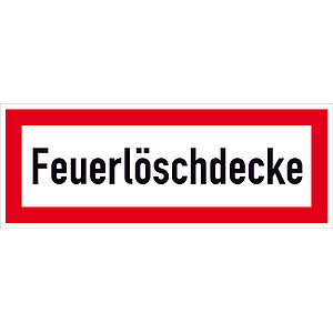 Hinweisschild für die Feuerwehr | Feuerlöschdecke 21.2870 Hinweisschild für die Feuerwehr | Feuerlöschdecke