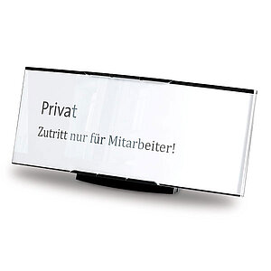 PacificX Tischaufsteller | für Papiereinlage, schneller Einlagenwechsel durch Klemmverschluss
