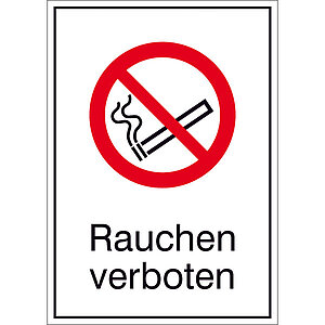 Verbots-Kombischild | Rauchen verboten 11.A6032 Verbots-Kombischild | Rauchen verboten
