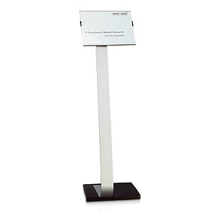INFOSIGN Bodenaufsteller | geeignet für Infotafel A4 und A3 mit schwerem Gussfuß AL5530 INFOSIGN Bodenaufsteller | geeignet für Infotafel A4 und A3 mit schwerem Gussfuß