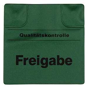 Kennzeichnungspad | magnetisch, Text: Qualitätskontrolle Freigabe KN3000 Kennzeichnungspad | magnetisch, Text: Qualitätskontrolle Freigabe