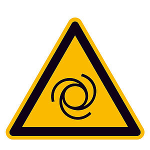 Warnschild | Warnung vor automatischem Anlauf