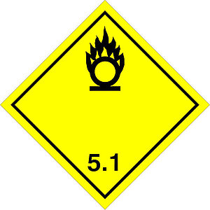 SafetyMarking Gefahrzettel nach ADR | Klasse 5.1, Entzündend (oxidierend) wirkende Stoffe 21.2273 SafetyMarking Gefahrzettel nach ADR | Klasse 5.1, Entzündend (oxidierend) wirkende Stoffe