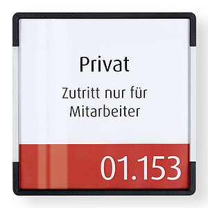 SignCode Wall Türschild | mit Kunststoffabdeckung und Aluminiumrahmen für Papiereinlagen KD1100 SignCode Wall Türschild | mit Kunststoffabdeckung und Aluminiumrahmen für Papiereinlagen