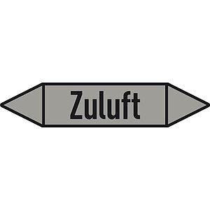 SafetyMarking Rohrleitungspfeil | Zuluft 21.4121 SafetyMarking Rohrleitungspfeil | Zuluft